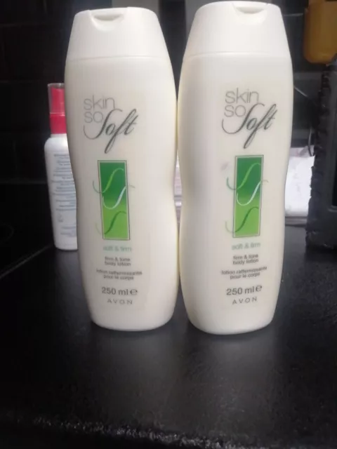 New AVON Skin So Soft Soft, Firm & Tone Body Lotion 250ml 2x