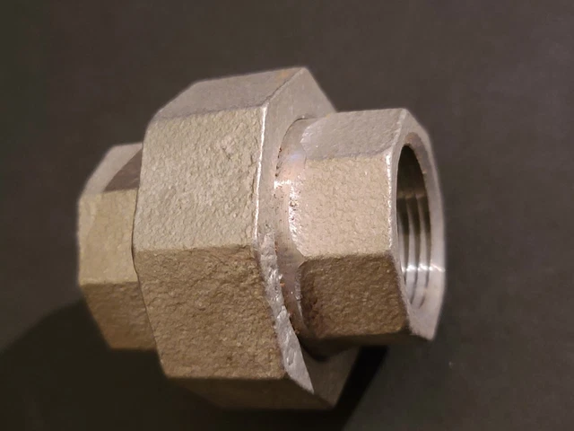 54-150  316 Stainless Steel Pipe Union 3/4" In INCH  Female NPT