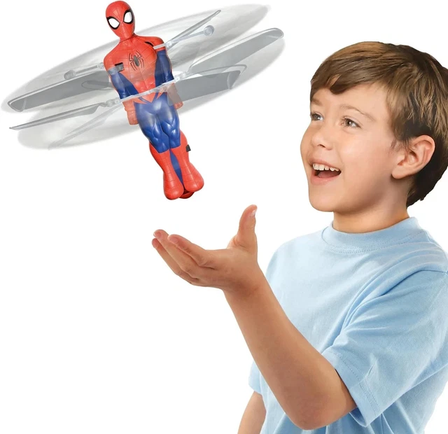 HOVER 'N' SPIN SPIDER-MAN Electronic Flying Heroes With Real Flying ...