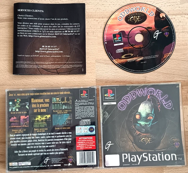 Oddworld: L'Odyssée d'Abe Best of Infogrames - PSX - Jeu Occasion Pas Cher