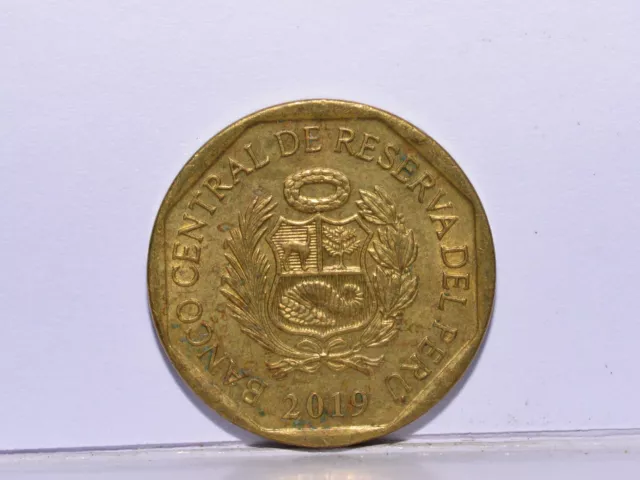 2019 Peru 10 Centimos World Coin - KM# 305.4