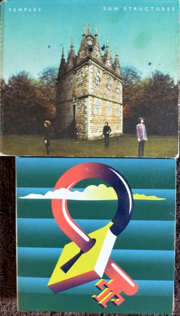 2 X CDs JOBLOT TEMPLES VOLCANO &SUN STRUCTURES