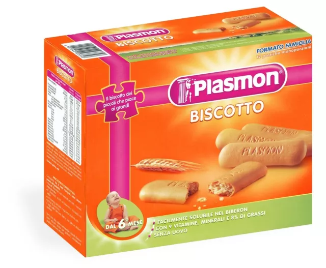 PLASMON Kinderkekse biscuits cookies kinder kekse ab 6 Monaten 720 gr