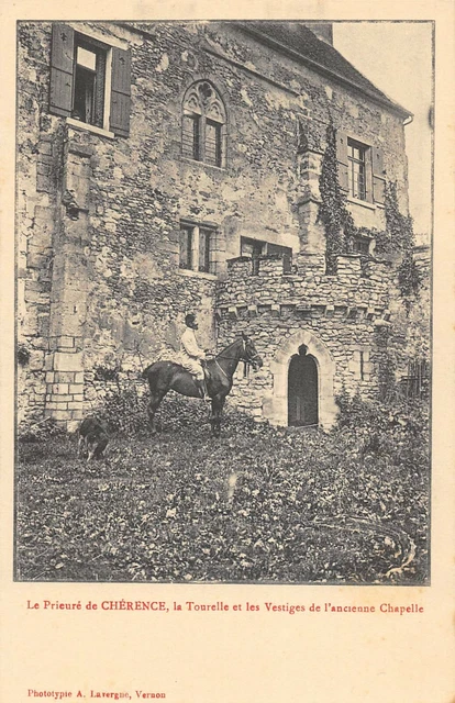 Cpa 95 Le Prieure De Cherence La Tourelle Et Les Vestiges De L'ancienne Chapelle