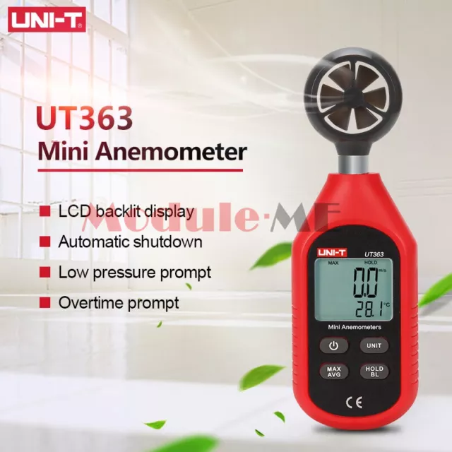 UNI-T UT363 Handheld Digital Anemometer Wind Speed Tester Air Flow Speed Meter