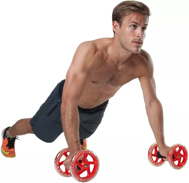 Pure2Improve - Core Training Wheels - Home Gym Fitness Ab Training Equipment