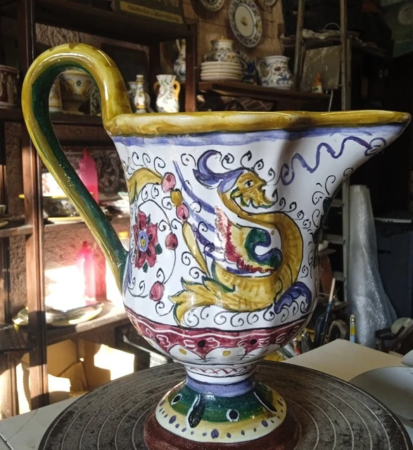 Caraffa ceramica Deruta