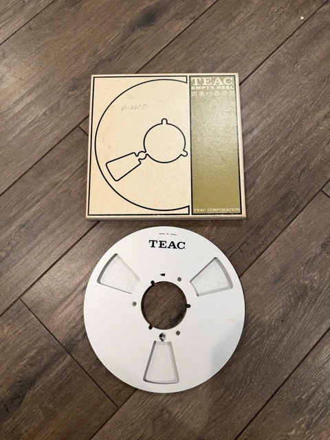 VINTAGE TEAC RE-1002 Empty Reel (10.5″ / 1/4″ metal with Box