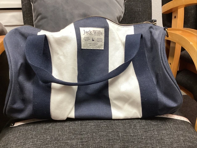 BNWT JACK WILLS Mens Womens Unisex Raven Gym Duffle Barrel Bag