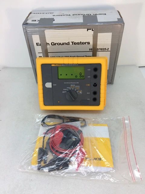 NEW Fluke 1623-2 Basic GEO Earth Ground Tester Kit