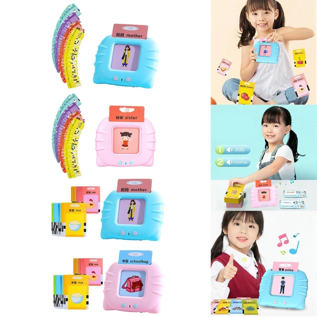 TALKING FLASH CARDS Interactive Childhood Learning Language Early ...
