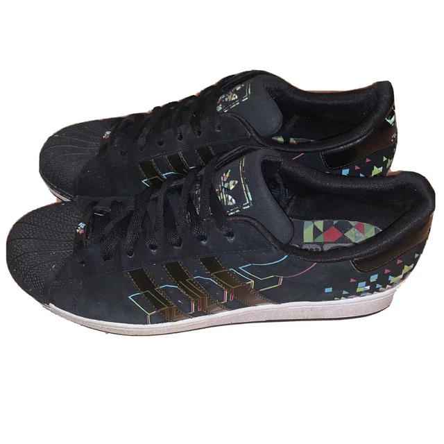 Adidas superstar online black size 10