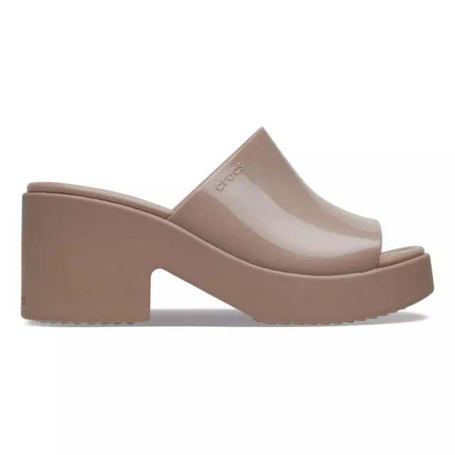 CROCS CIABATTE DA donna Brooklyn slide in gomma con tacco alte mare comode latte EUR 75 90 PicClick IT