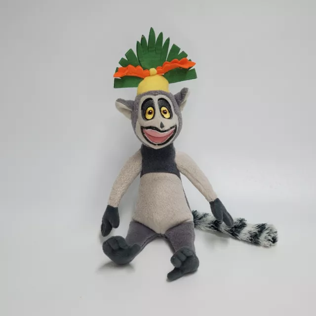 Ty King Julien the Lemur Madagascar Beanie Baby Plush Collectible 12'' Rare