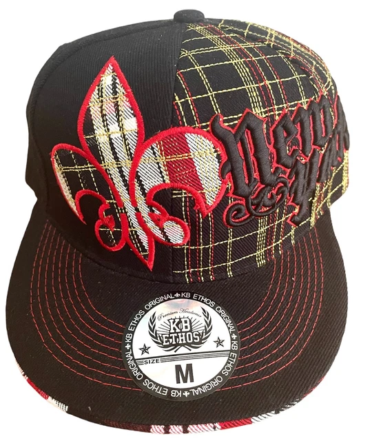 Ny Visière Plate Baseball Capuchons,Hommes & Femmes Rétro Chapeaux Ajusté Taille