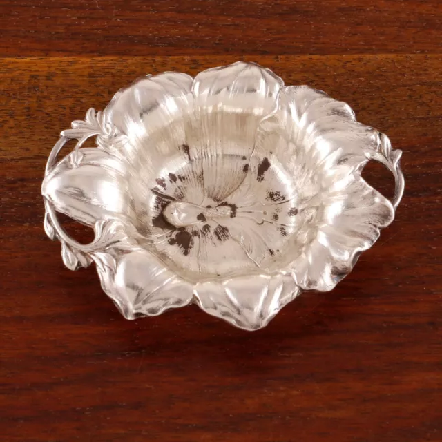 Reed & Barton Art Nouveau Sterling Silver Nut Bowl Les Six Fleurs Orchid 1901 #1