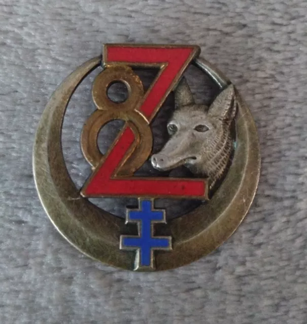 Insigne/pucelle 8 e régiment du Zouave Drago Paris H133 2