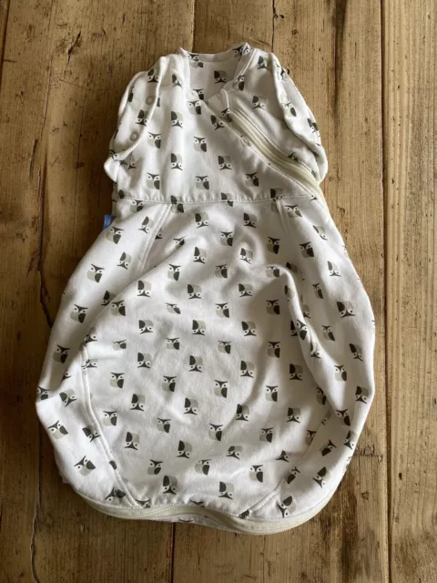 THE GRO COMPANY Orla Kiely Owls, Cosy 0-3 Months Gro-Snug Sleeping Bag, EUC