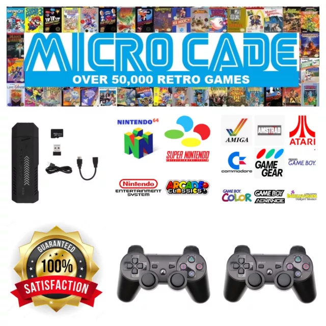 Plug And Play For TV. Micro Cade Game Stick.