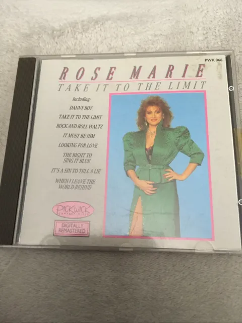 Rose Marie - Take It To The Limit CD (1988)