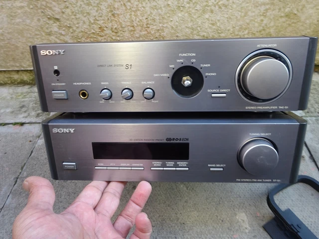 SONY TAE-S1 PREAMP & ST-S1 FM/AM Tuner S1 Series Stack Tested Working ...