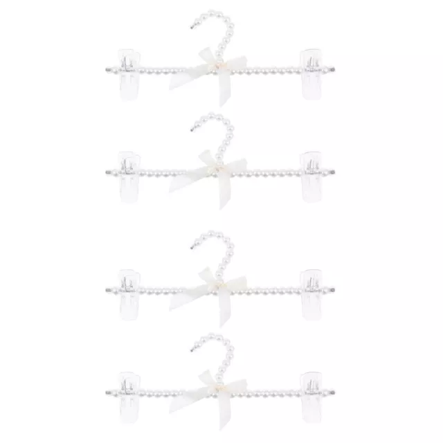 4 Pcs Perlenanhänger Plastik Braut Schal Kleiderbügel Für Schwere Beanspruchung