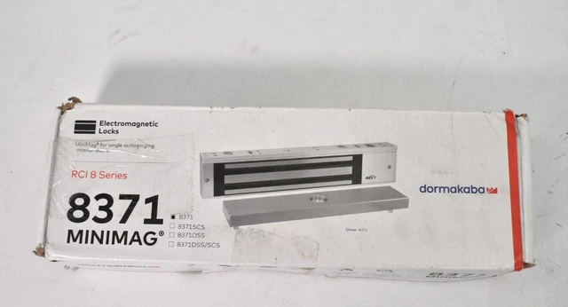 Dormakaba MiniMag RCI Surface Mount Maglock 750 lbs 12/24 VDC 8371 X 28