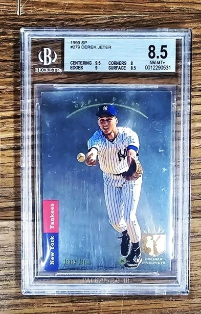 1993 UPPER DECK SP Derek Jeter RC Rookie Foil Card HOF Yankees BGS 8,5 ...