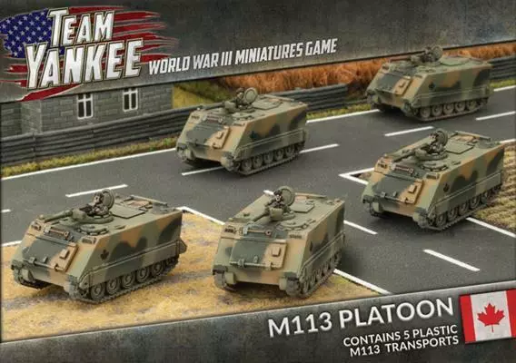 Team Yankee: WWIII: NATO: M113 Platoon (x5 Plastic)