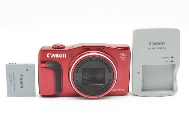 ✨MINT+++✨ CANON POWERSHOT SX 710 HS Compact Digital Camera Red