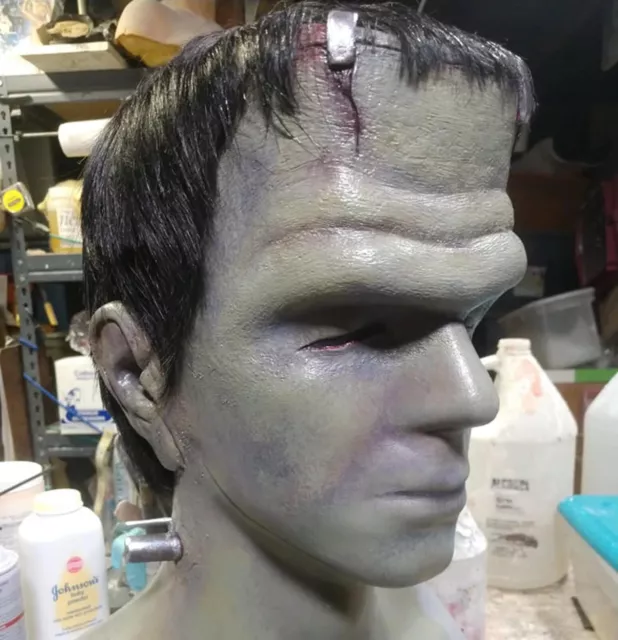 Frankenstein Forehead Foam Latex Face Prosthetic Halloween Mask