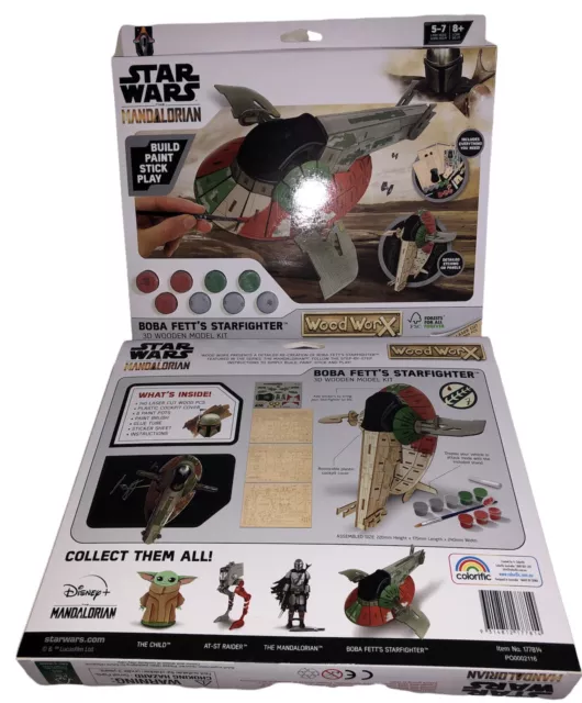 WOOD WORX Star Wars Boba Fett's Starfighter