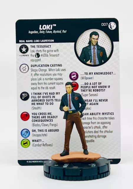 Marvel Heroclix Disney Plus Loki #007 Common w/ Card