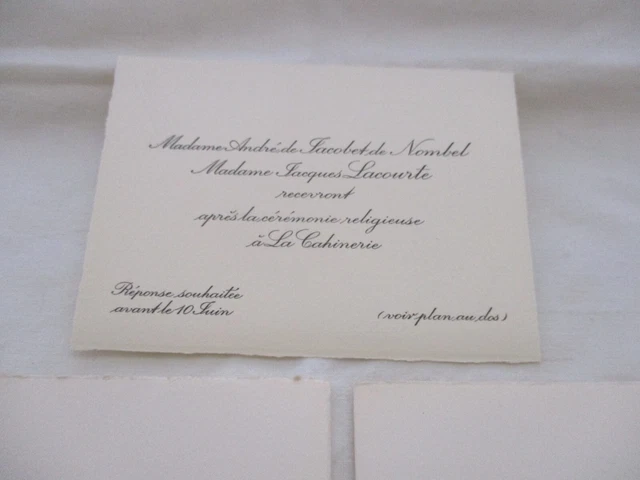 1971 Faire Part De Mariage Eglise De Montfort D'amaury Yvelines 78 2