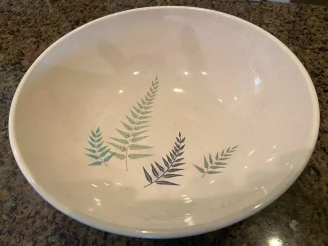 Vintage Franciscan Fern Dell 9.25" Large Serving Vegetable Bowl Dish Round