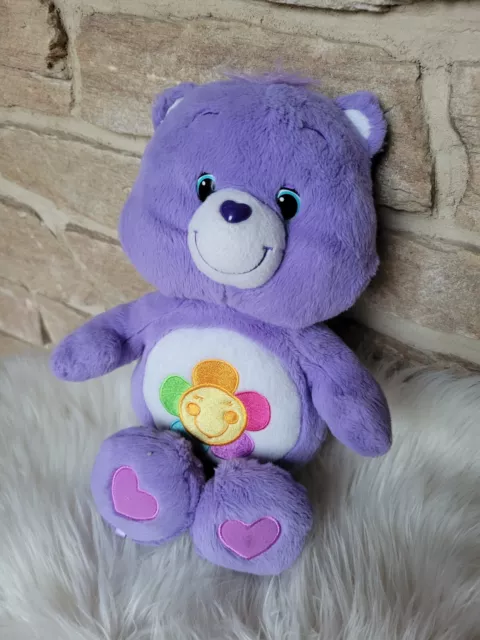 PELUCHE BISOUNOURS MAUVE Soleil Care Bears Nounours Vintage EUR 25 00 PicClick FR