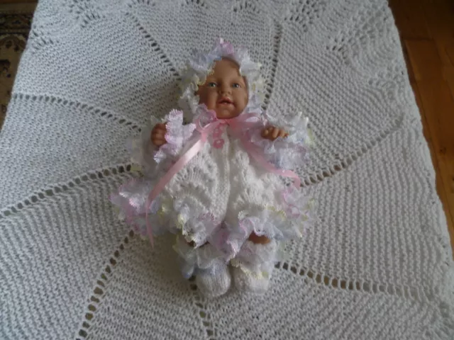 Hand Knitted Dolls Clothes fit approx 10" doll