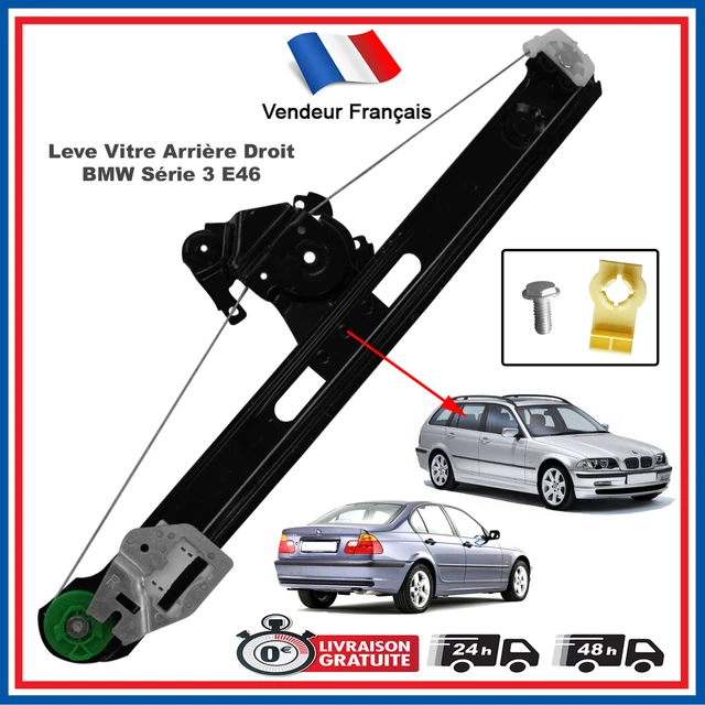 Mécanisme Lève-vitre électrique Avant Droit BMW Série 3 E46 – Neuf Avec Garantie 2 Ans