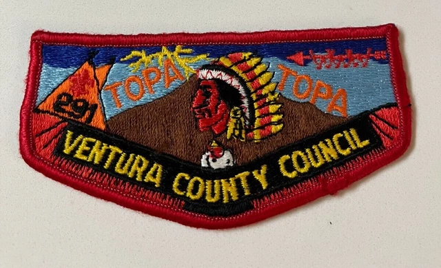 Boy Scout OA 291 Topa Topa Lodge Flap S-5a