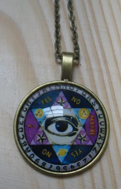 Halskette OUIJA Necklace Witchboard Magie Esoterik