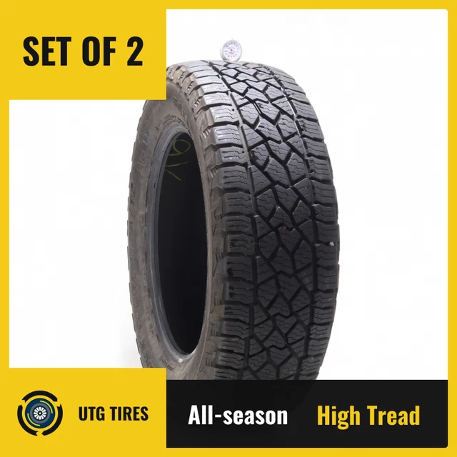 Set of (2) Used 275/60R20 DeanTires Back Country A/T2 115T - 11/32