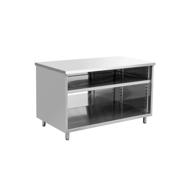 Kratos 32L-050 16-Gauge Enclosed Worktable, 60"Wx60"D, No Backsplash