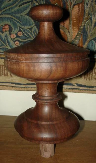 WOOD FINIAL UNFINISHED FOR NEWEL POST FINIAL OR CAP  Finial #20