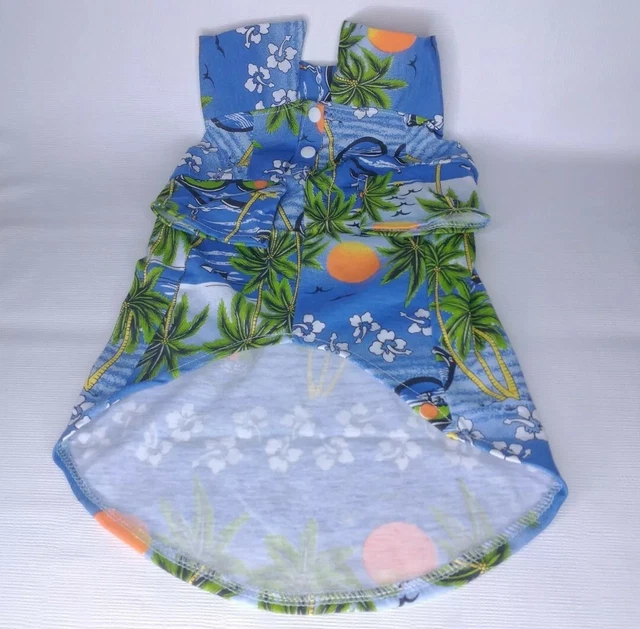 Hold Honey Dogs Tropical Hawaiian Shirt SzL Dogs New
