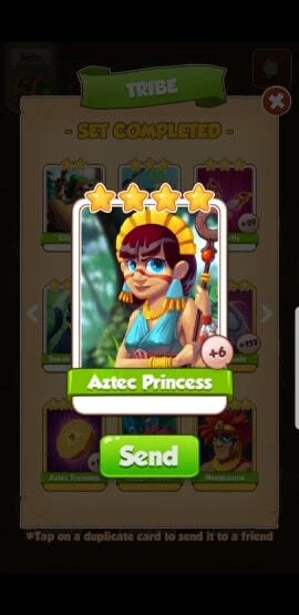 COIN MASTER AZTEC princess rare card 1.00 - PicClick UK