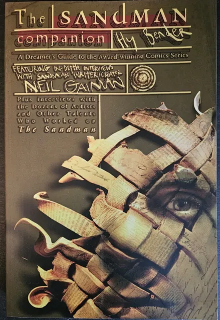 THE SANDMAN COMPANION by Hy Bender, Neil Gaiman, Dave McKean Hardcover 1999