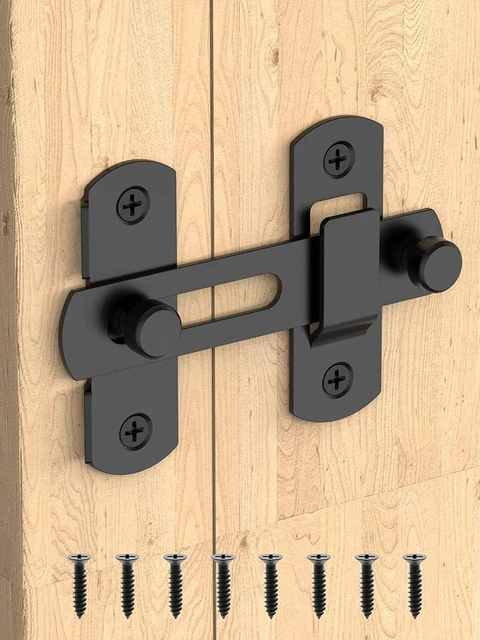 Sliding Barn Door Bolt Lock Stainless Steel Gate Latches Flip Cabinet Bathroom