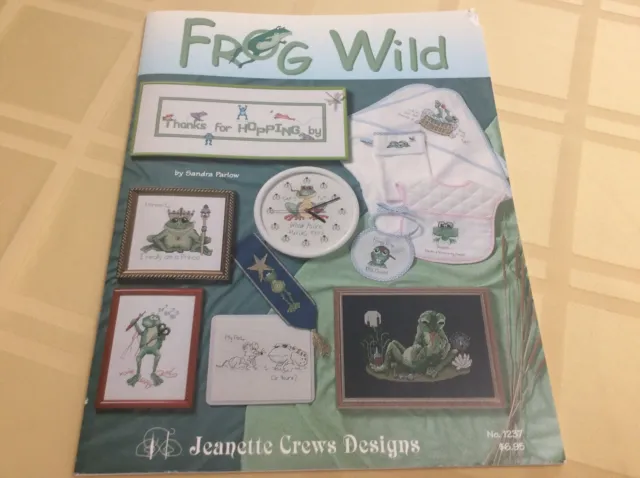 Jeanette Crews Cross Stitch Booklet “Frog Wild”