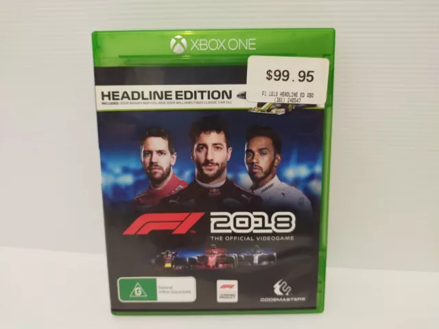 F1 2018 Region Free Microsoft Xbox One Codemasters Formula 1