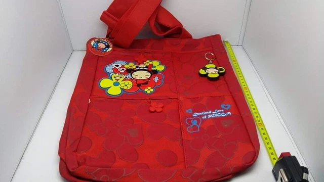 Vintage Destined Love of Pucca Messenger Bag BRAND NEW RARE